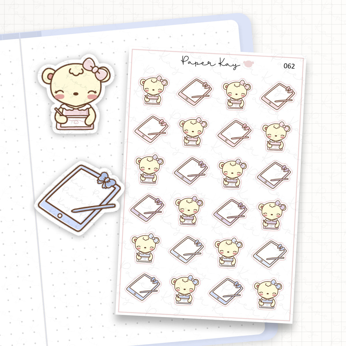 Tablet Drawing / Designing Sticker Sheet