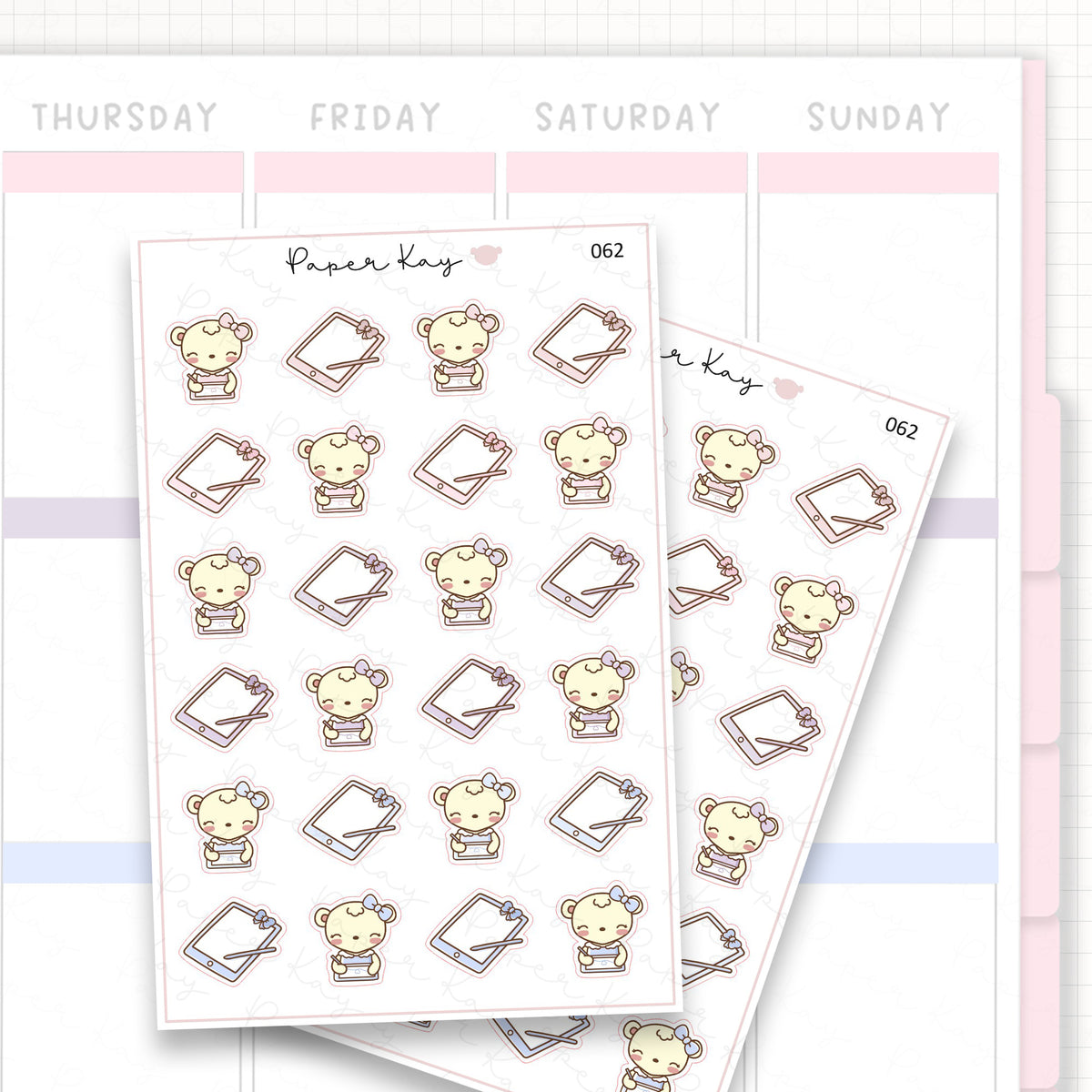 Tablet Drawing / Designing Sticker Sheet
