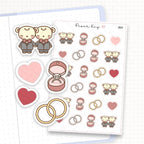 Wedding / Engagement Sticker Sheet