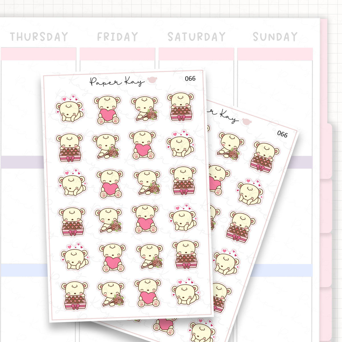 Valentine's Day Sticker Sheet