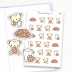 Milk and Cookies Sticker Sheet