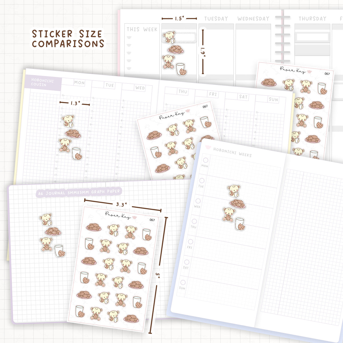 Milk and Cookies Sticker Sheet