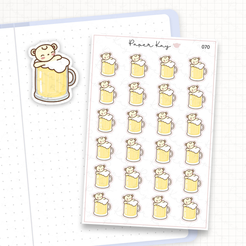 Beer Stein Sticker Sheet
