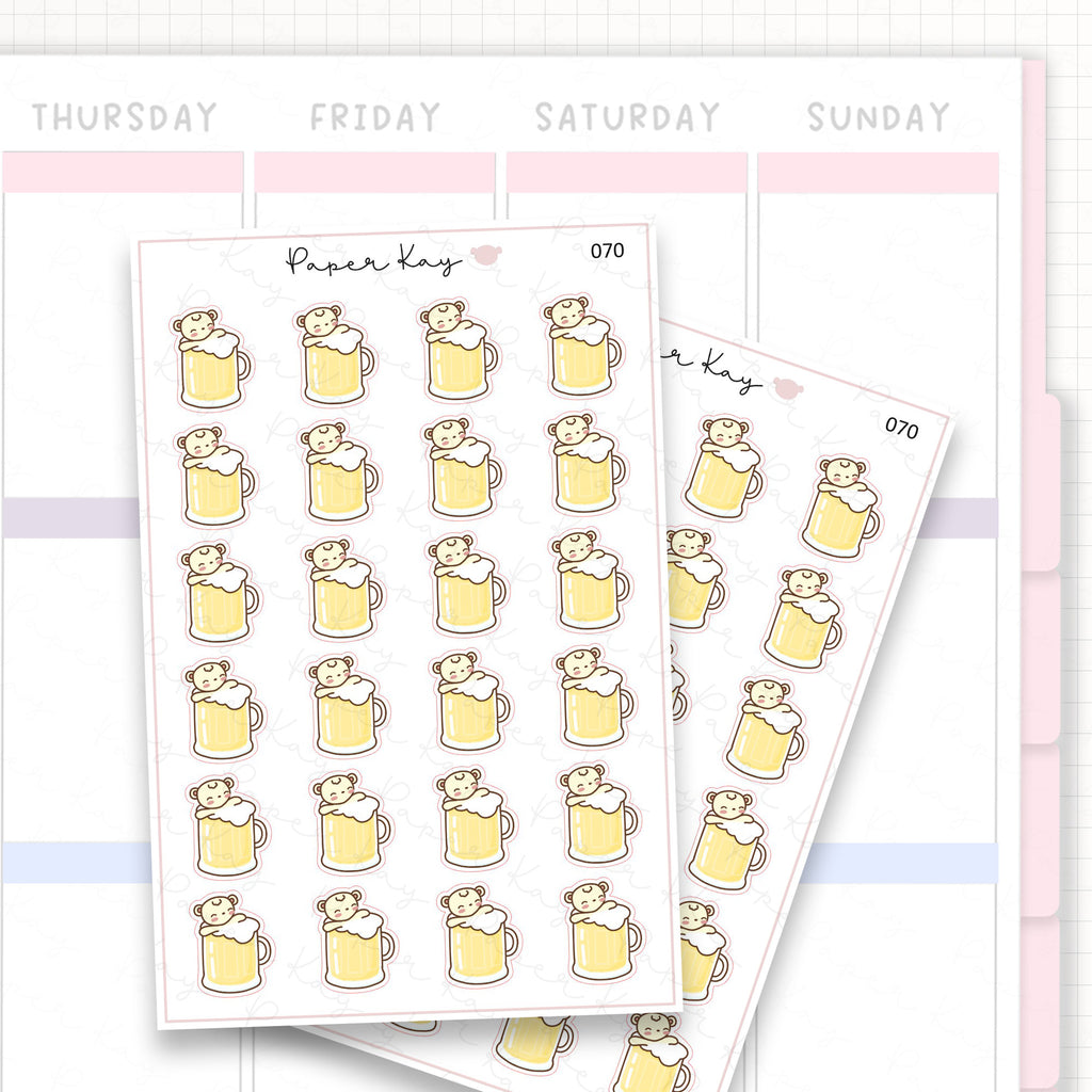 Beer Stein Sticker Sheet