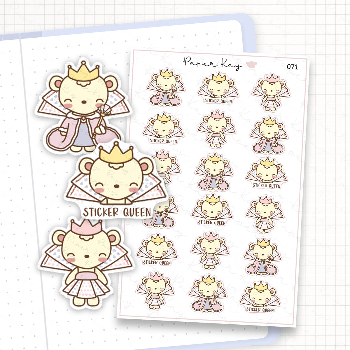 Sticker Queen Sticker Sheet