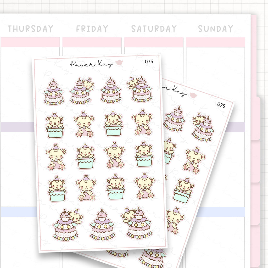 Birthday Sticker Sheet
