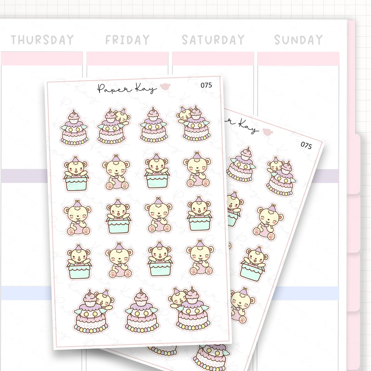 Birthday Sticker Sheet