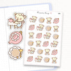 Tea Cup and Pot Sticker Sheet