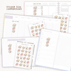 Tea Cup and Pot Sticker Sheet