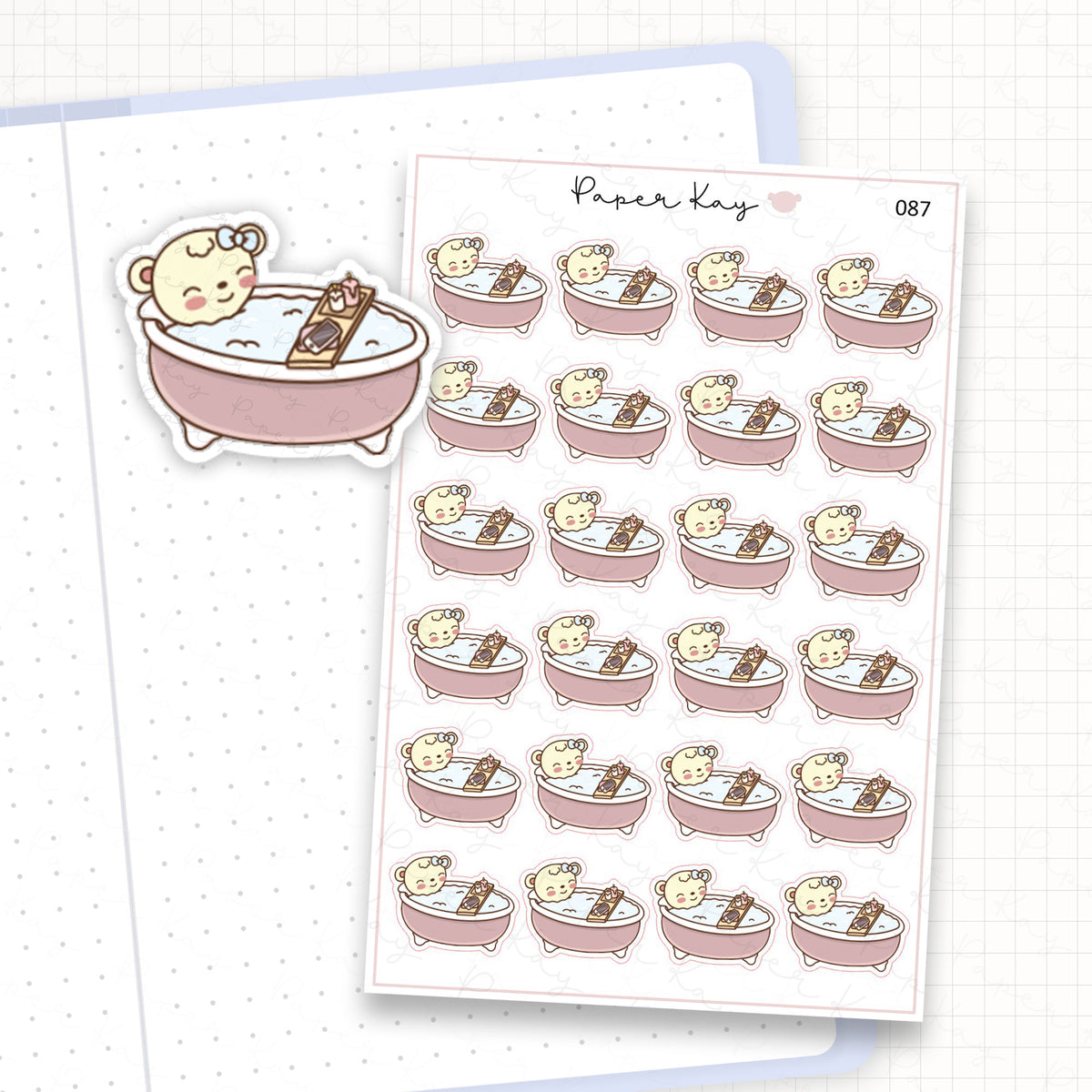 Bath Time Sticker Sheet