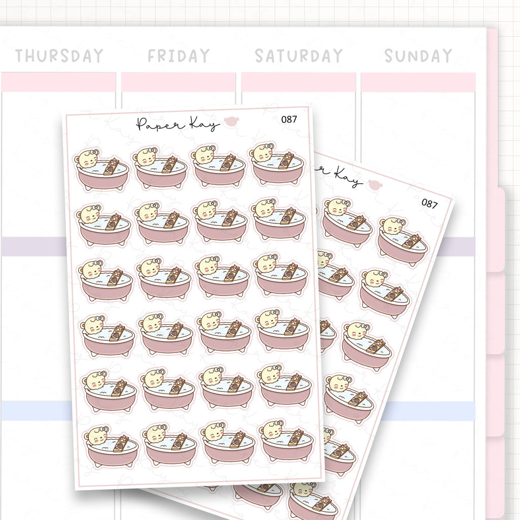 Bath Time Sticker Sheet