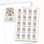 Home Workout Sticker Sheet