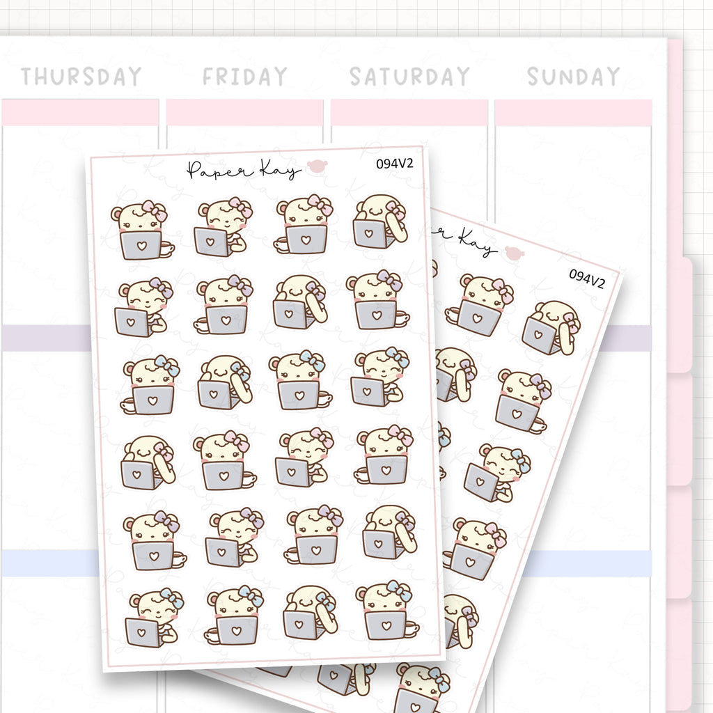 Sticker sheet product measurement.