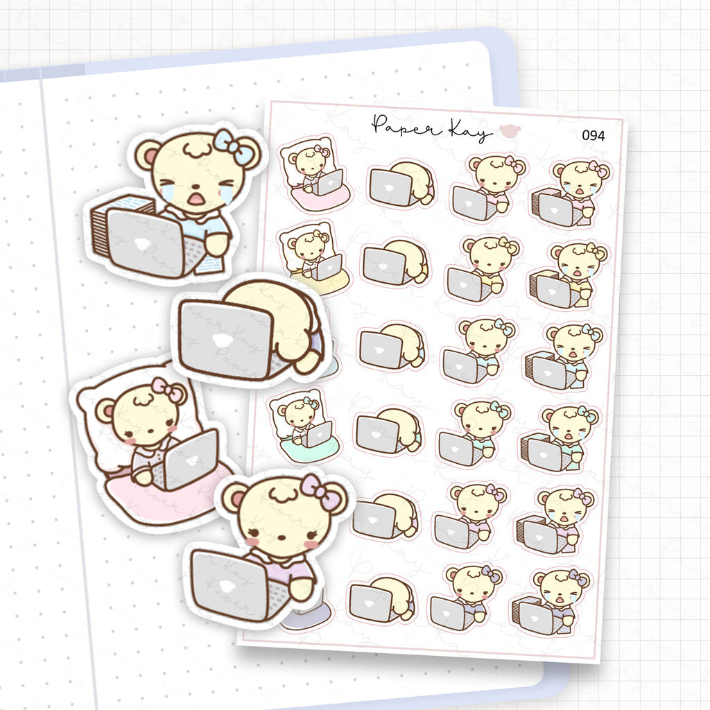Laptop / Work Sticker Sheet