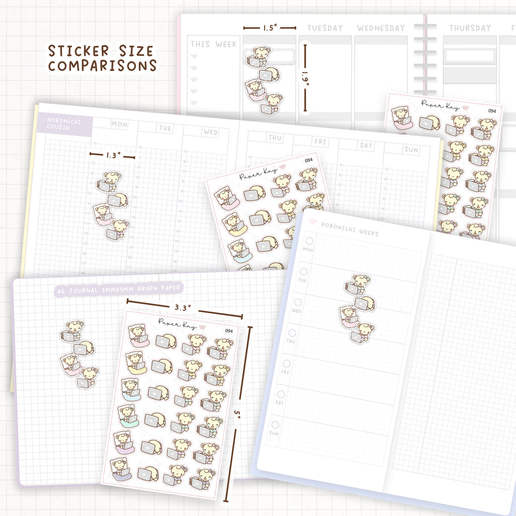 Laptop / Work Sticker Sheet