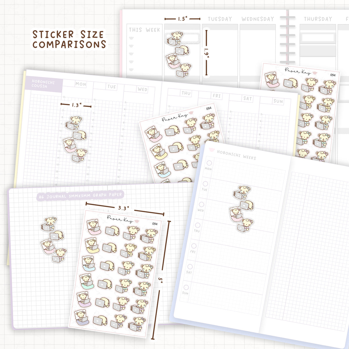 Laptop / Work Sticker Sheet