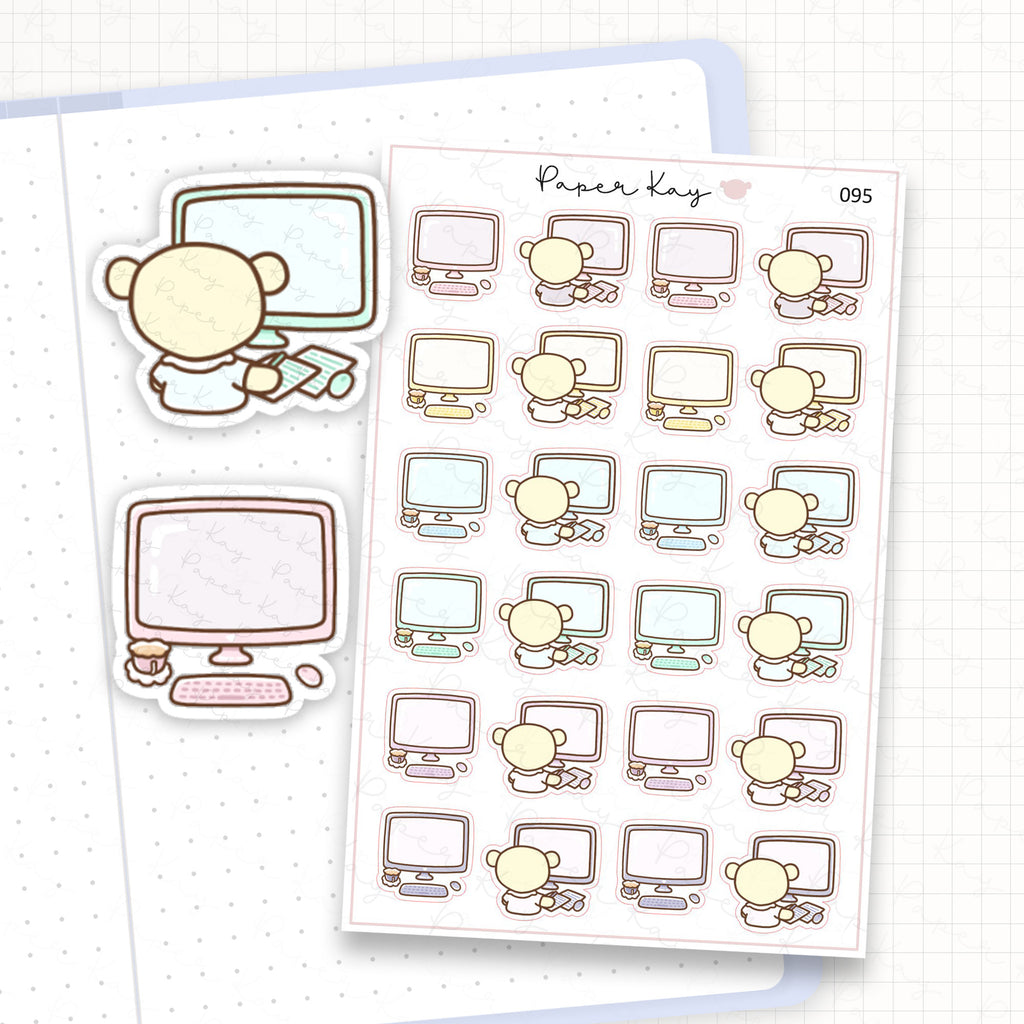 Computer / Work Sticker Sheet
