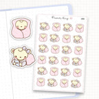 Cosy / Lazy Day Sticker Sheet