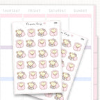 Cosy / Lazy Day Sticker Sheet