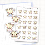 Frustrated / Angry Mood Sticker Sheet