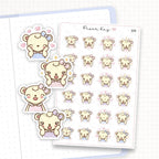 Loved / Delighted / Joyful Mood Sticker Sheet