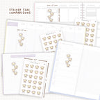 Loved / Delighted / Joyful Mood Sticker Sheet