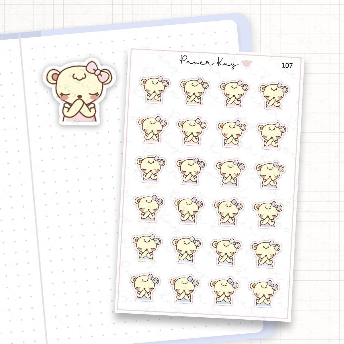 Praying Sticker Sheet