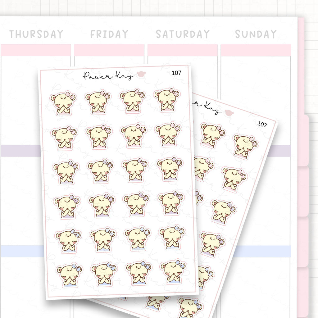 Praying Sticker Sheet