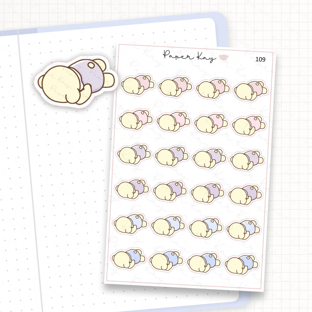Fed Up Mood Sticker Sheet