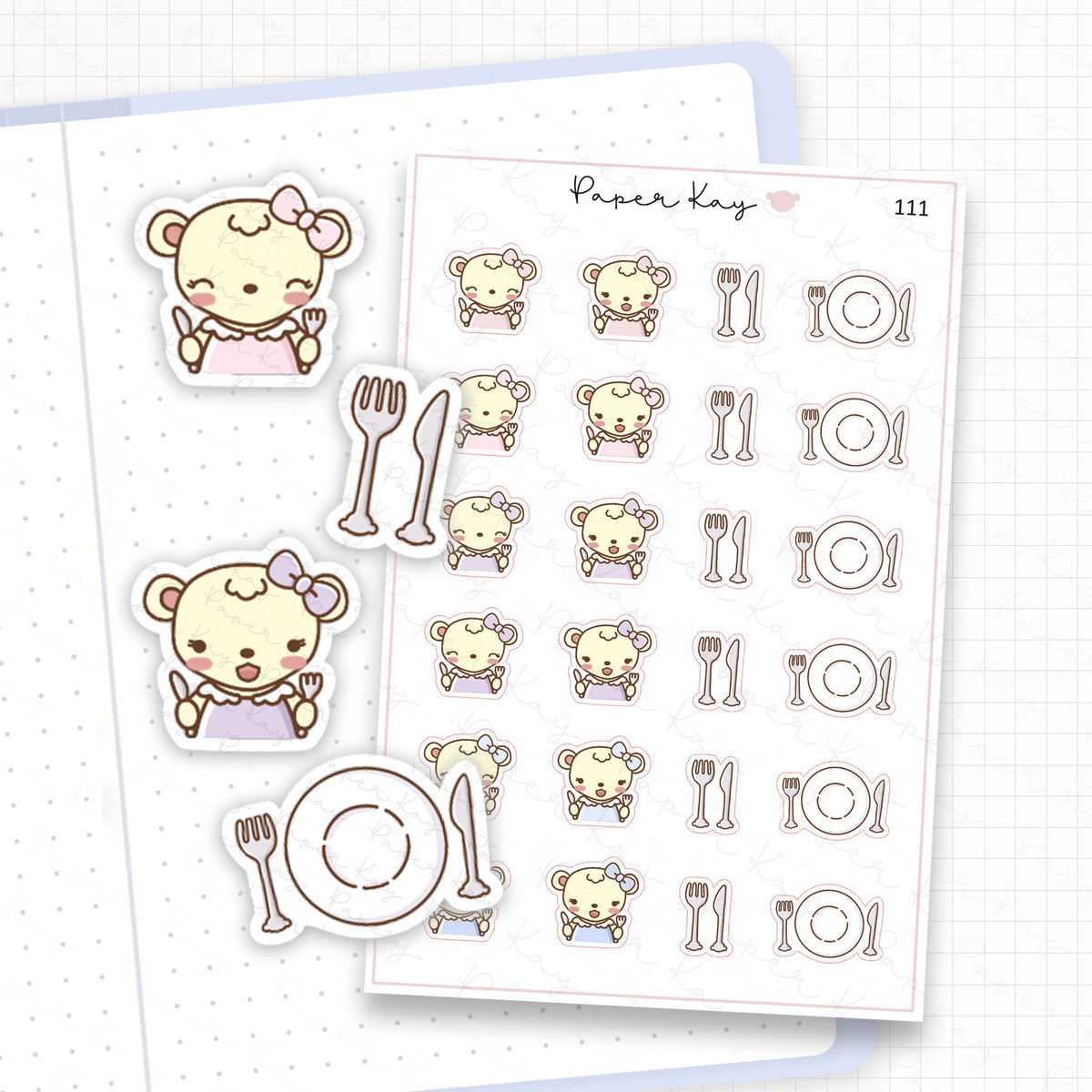 Meal Time Sticker Sheet
