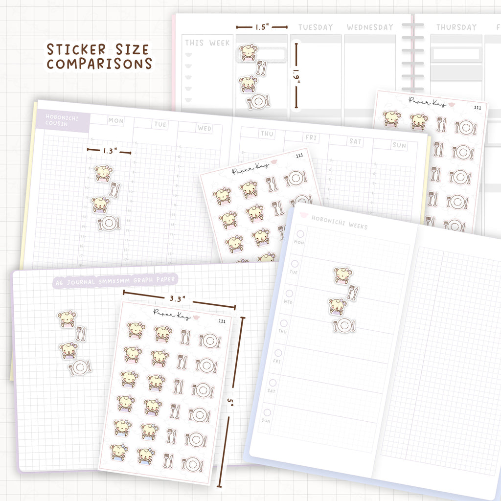 Meal Time Sticker Sheet