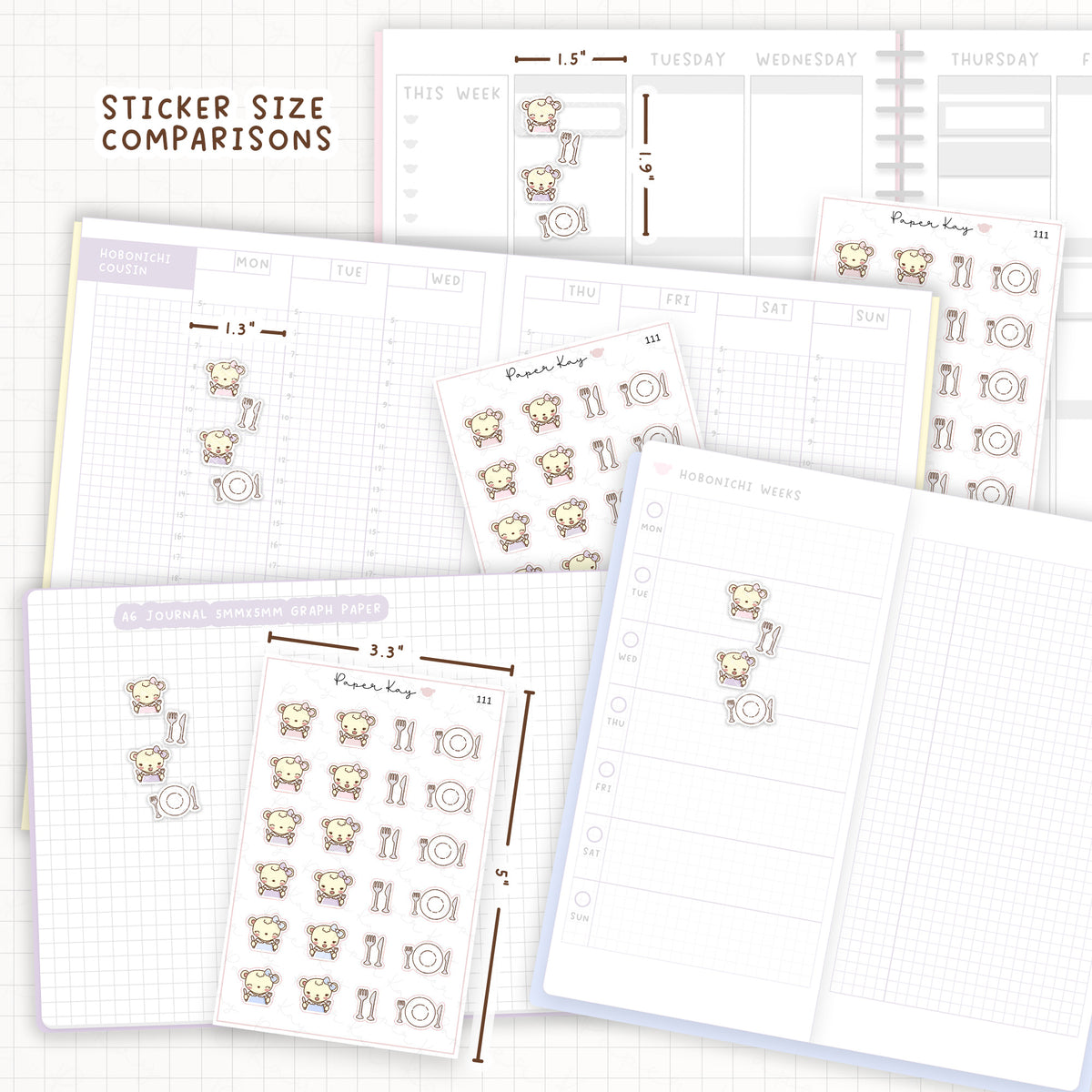 Meal Time Sticker Sheet