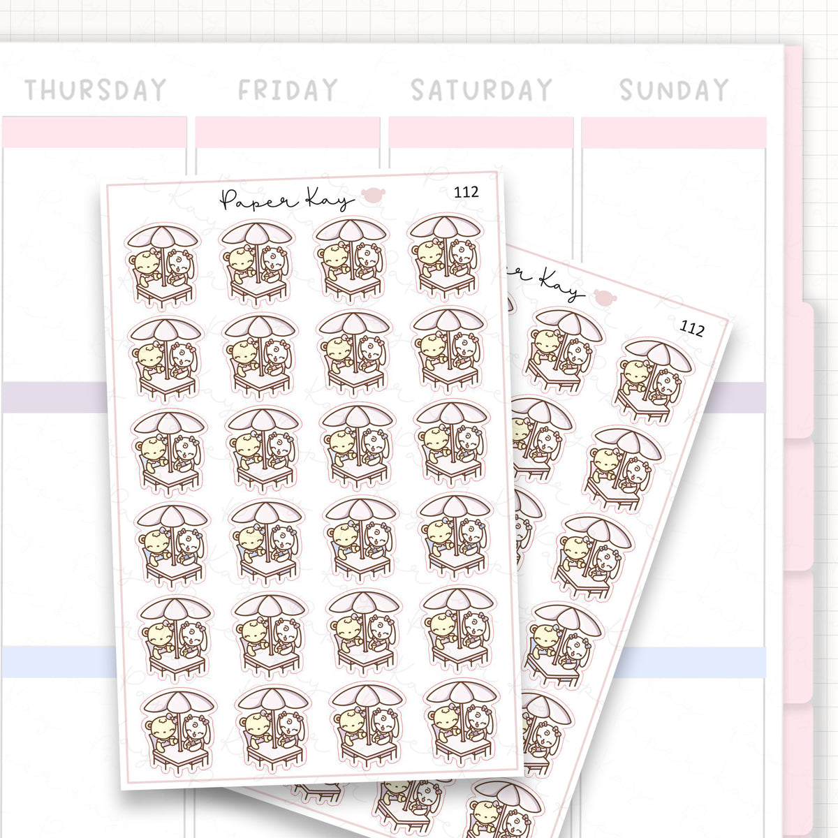 Catch Up Sticker Sheet