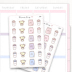 Protein Shake Sticker Sheet