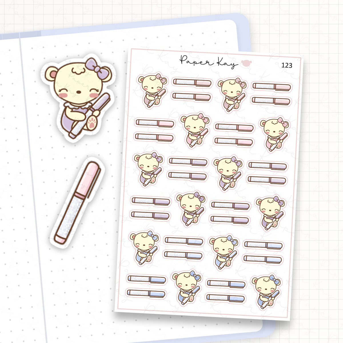 Pen Sticker Sheet