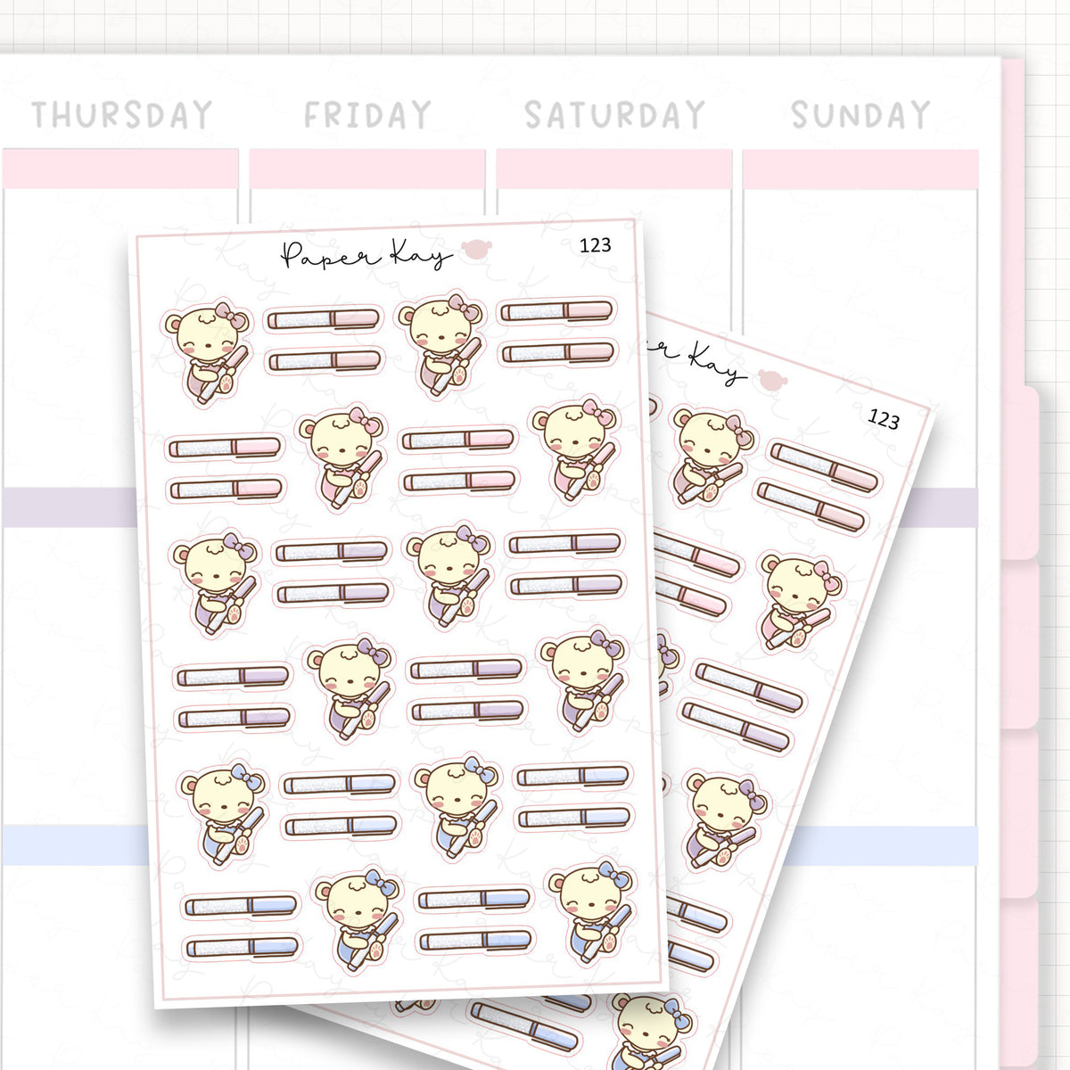 Pen Sticker Sheet