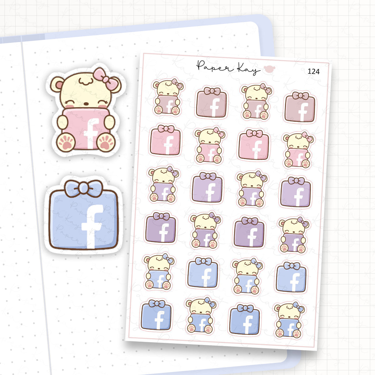 Social Media Sticker Sheet