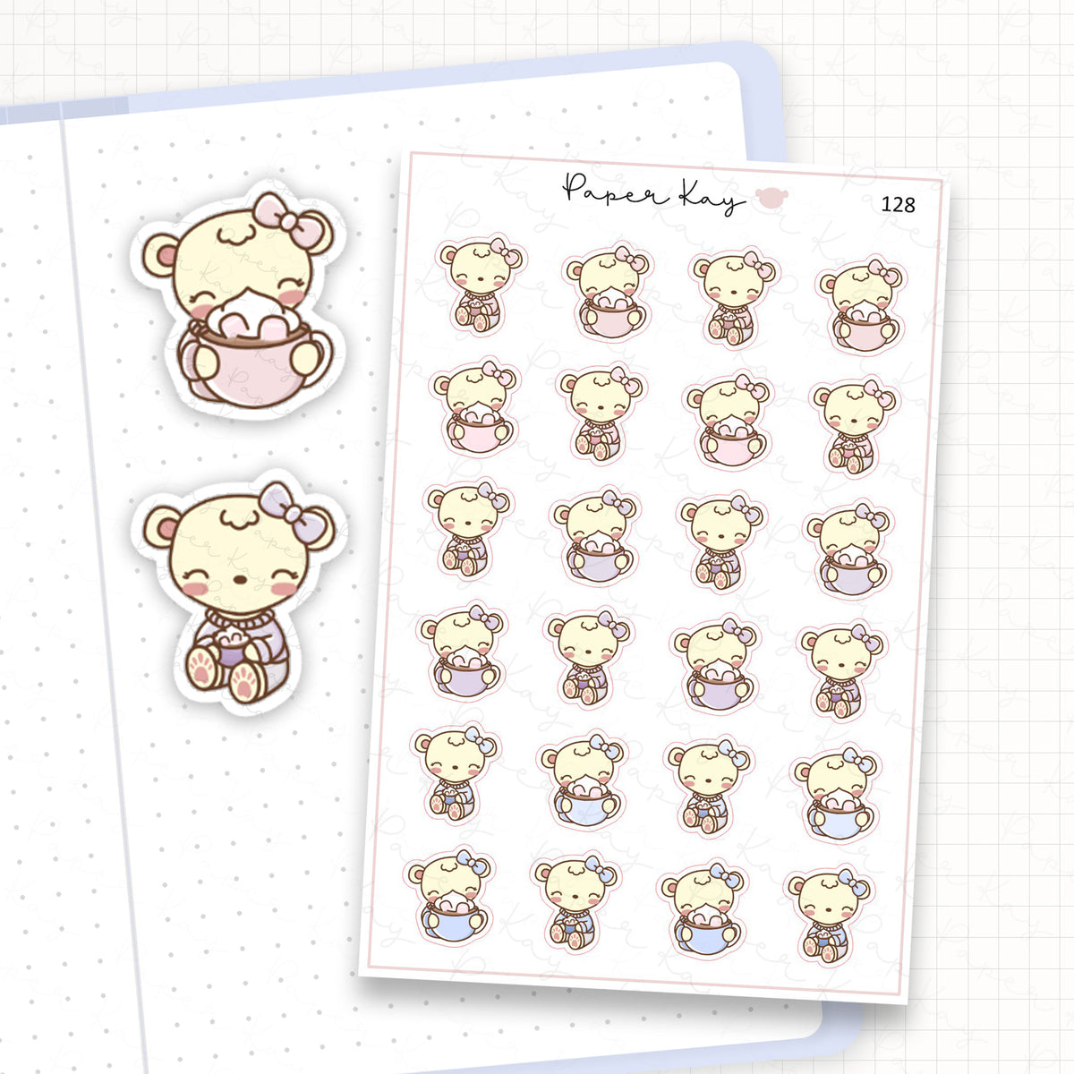 Hot Chocolate / Cocoa Sticker Sheet