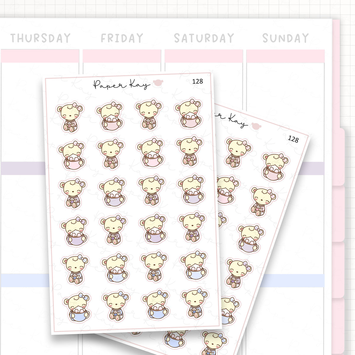 Hot Chocolate / Cocoa Sticker Sheet