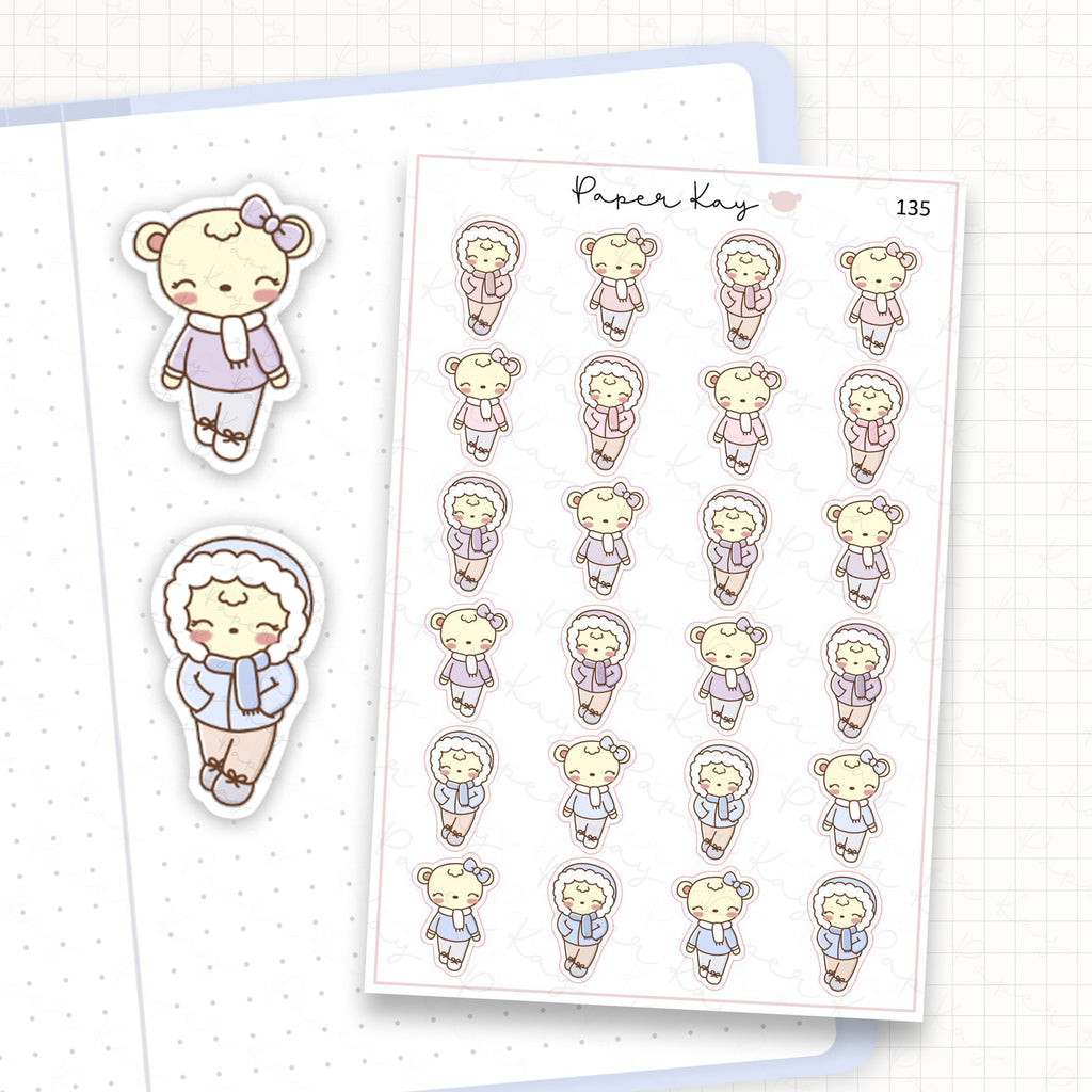 Winter Walk Sticker Sheet