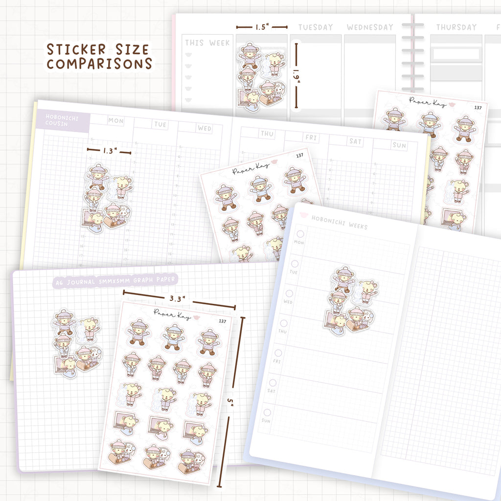 Fun in the Snow Sticker Sheet