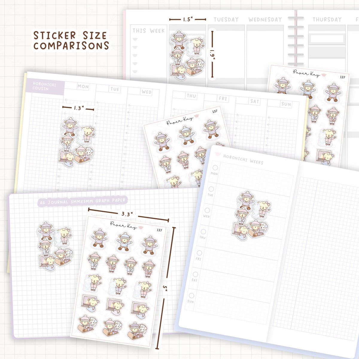 Fun in the Snow Sticker Sheet