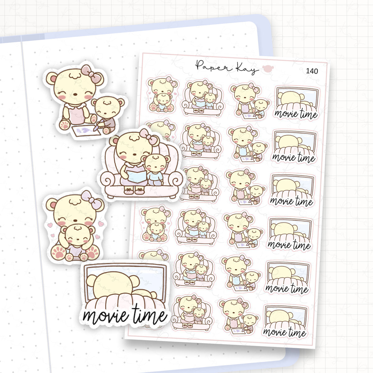 Mother + Child Quality Time Sticker Sheet