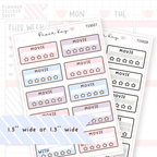 Movie Rating Tracker Sticker Sheet