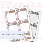 Meal Prep Tracker Sticker Sheet