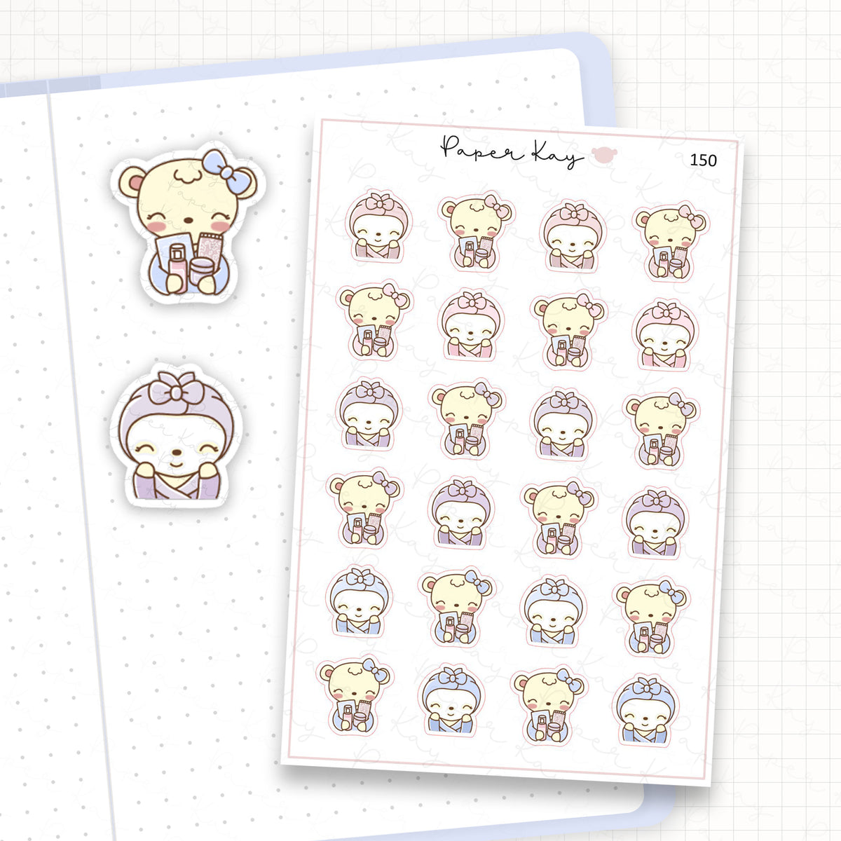 Skincare Sticker Sheet