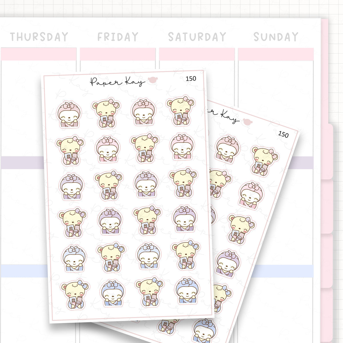 Skincare Sticker Sheet