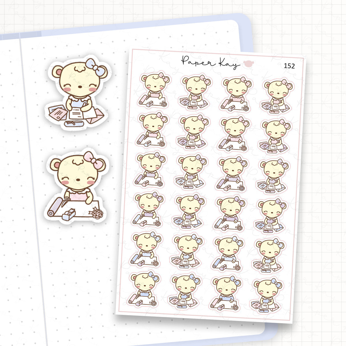 Gift Wrapping / Card Writing Sticker Sheet