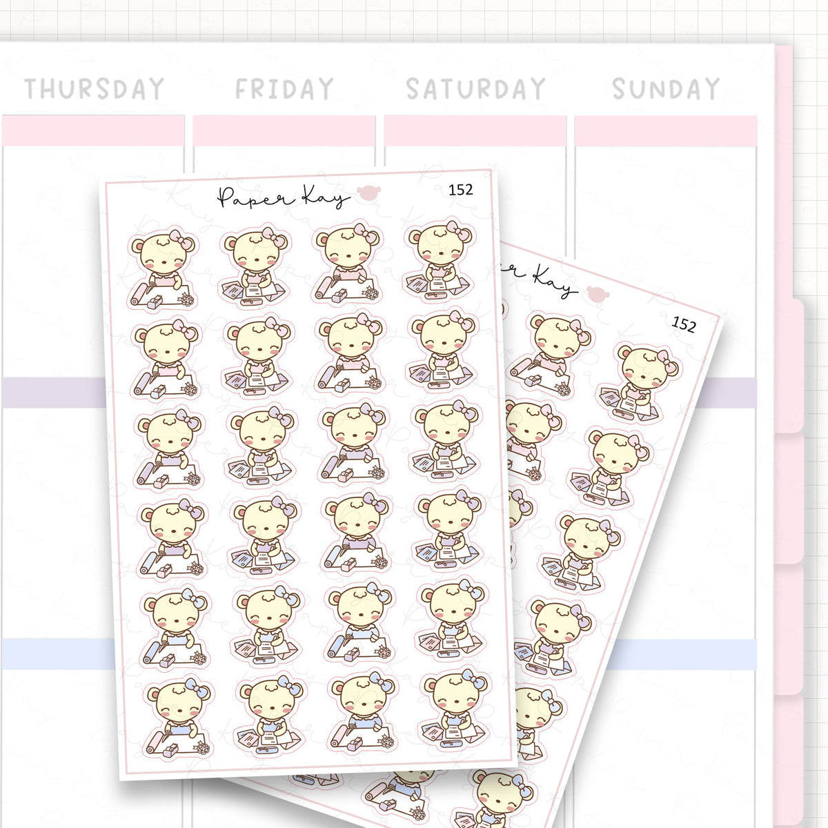 Gift Wrapping / Card Writing Sticker Sheet