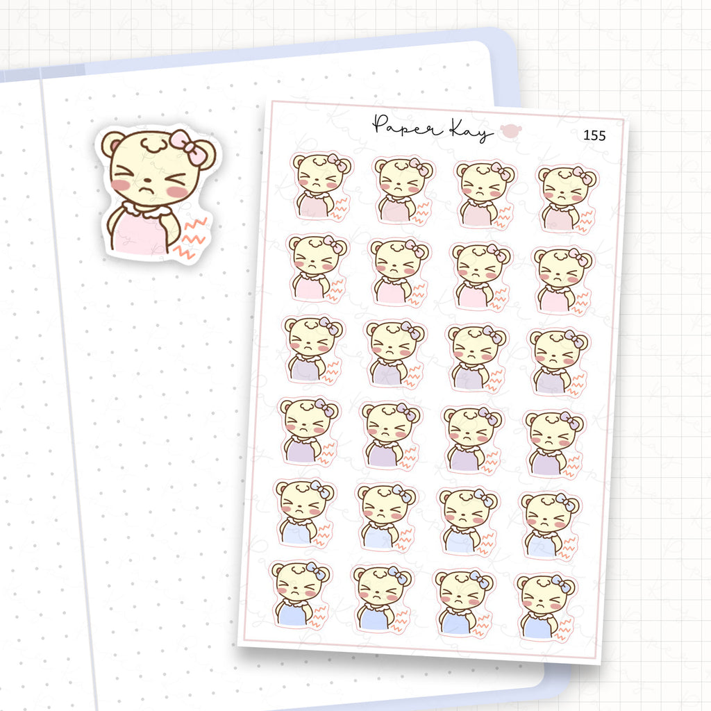 Backache Sticker Sheet